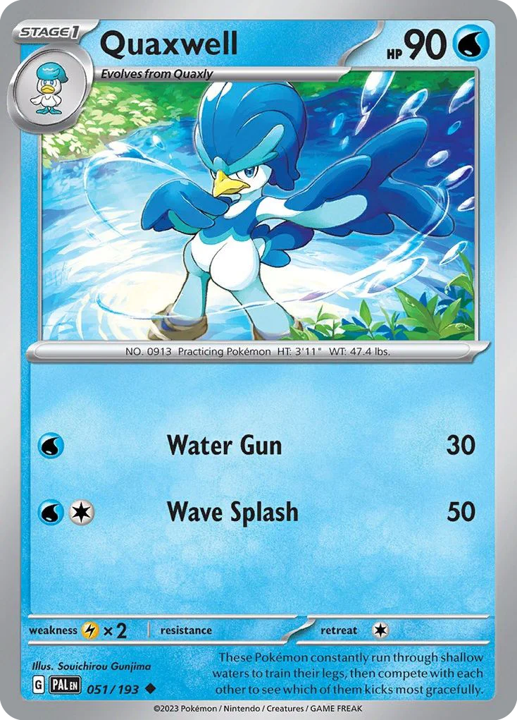 Quaxwell Pokemon card