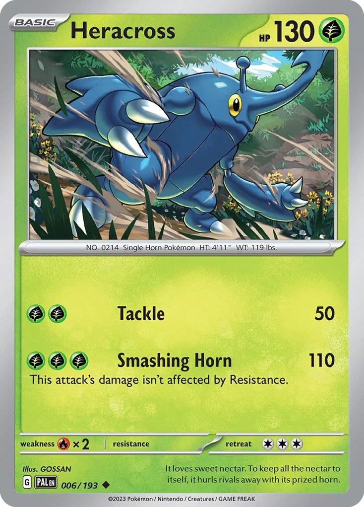 Heracross Pokemon card