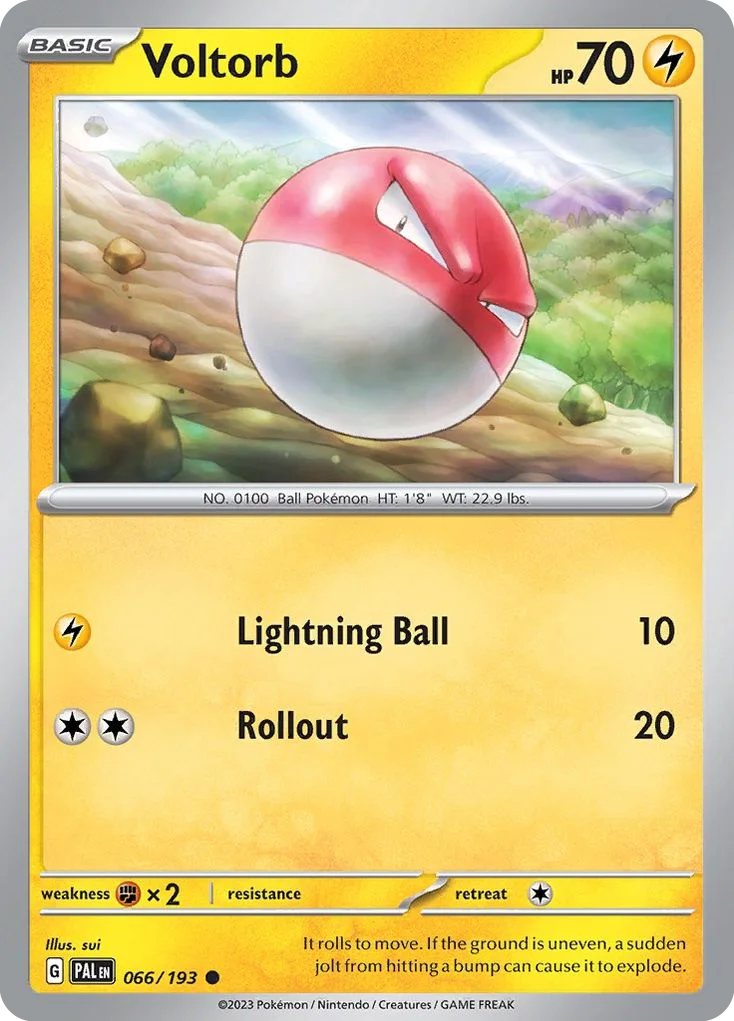 Voltorb Pokemon card