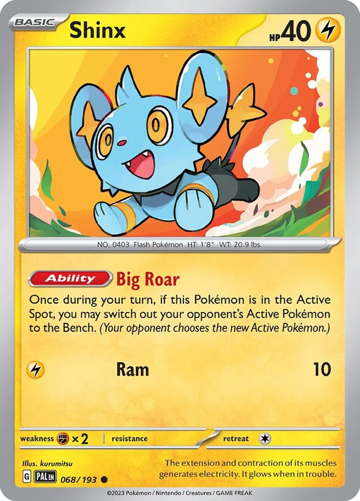 Shinx Pokemon card