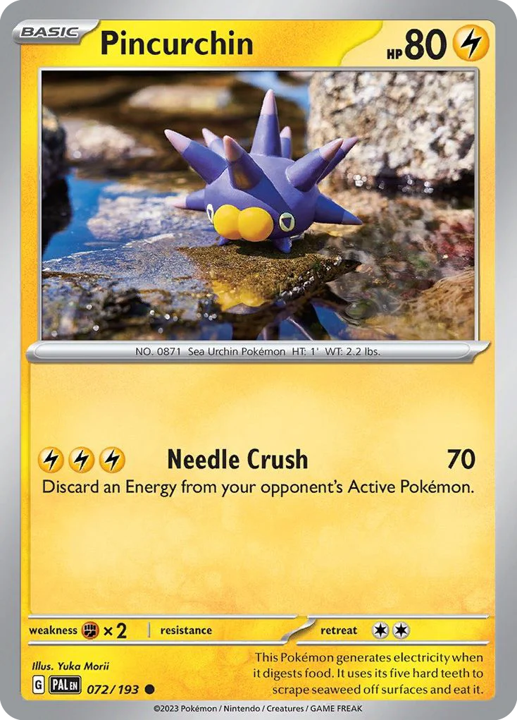Pincurchin Pokemon card