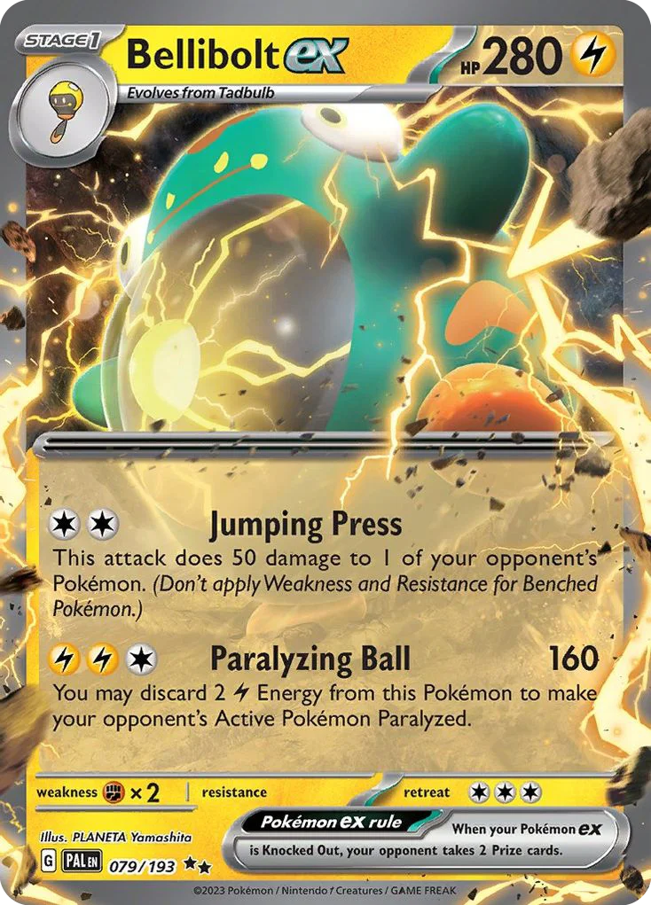 Bellibolt ex Pokemon card