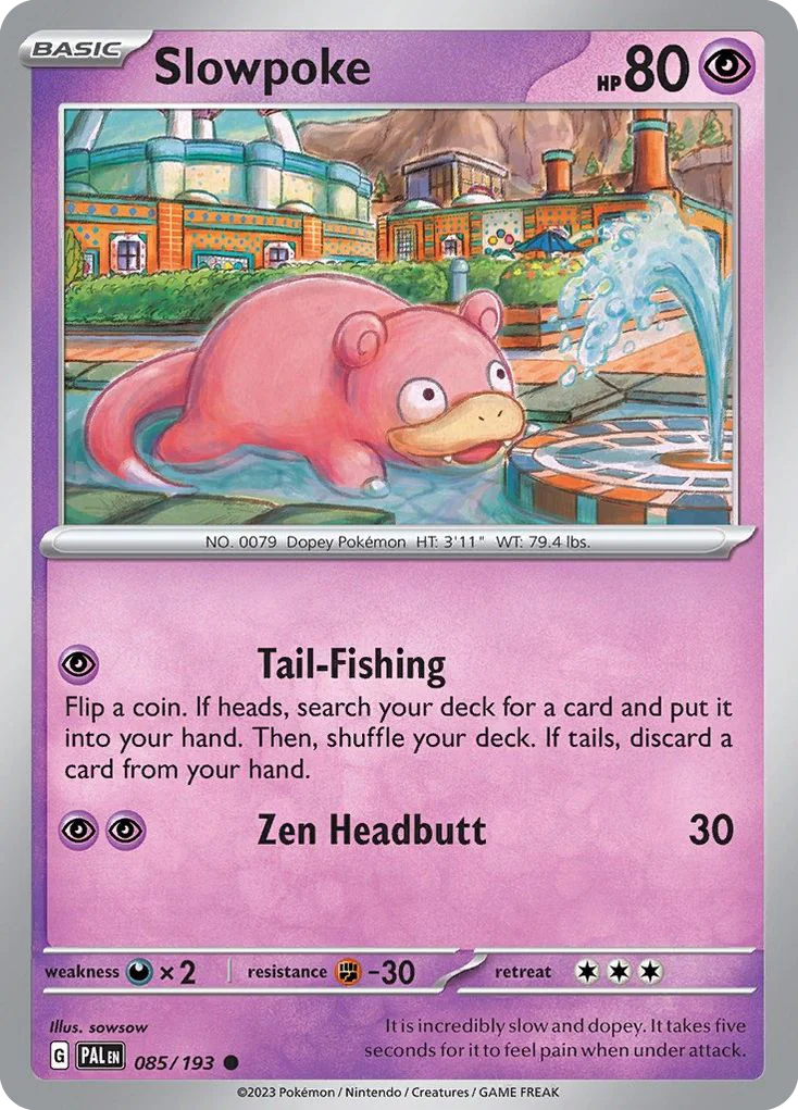 Slowpoke Pokemon card