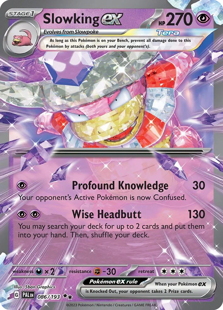 Slowking ex Pokemon card