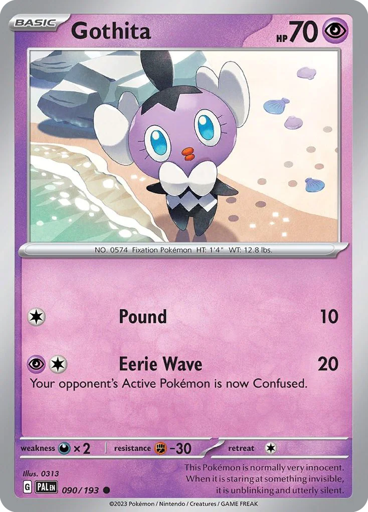 Gothita Pokemon card