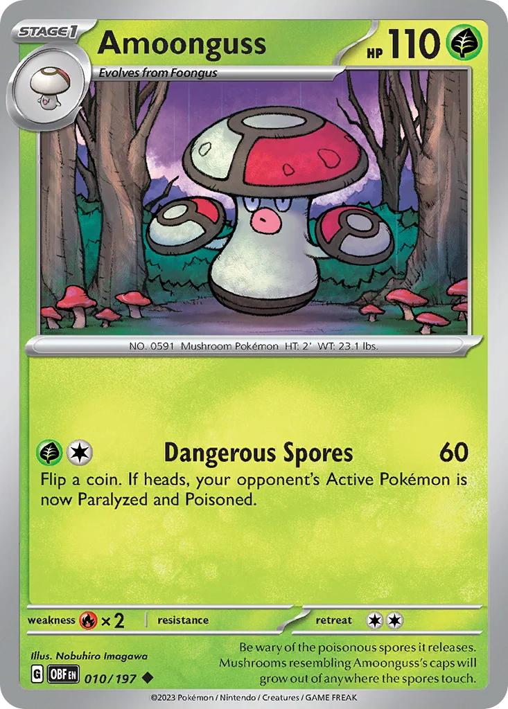 Amoonguss Pokemon card