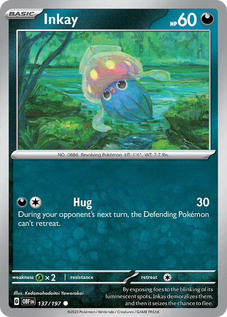 Inkay Pokemon card