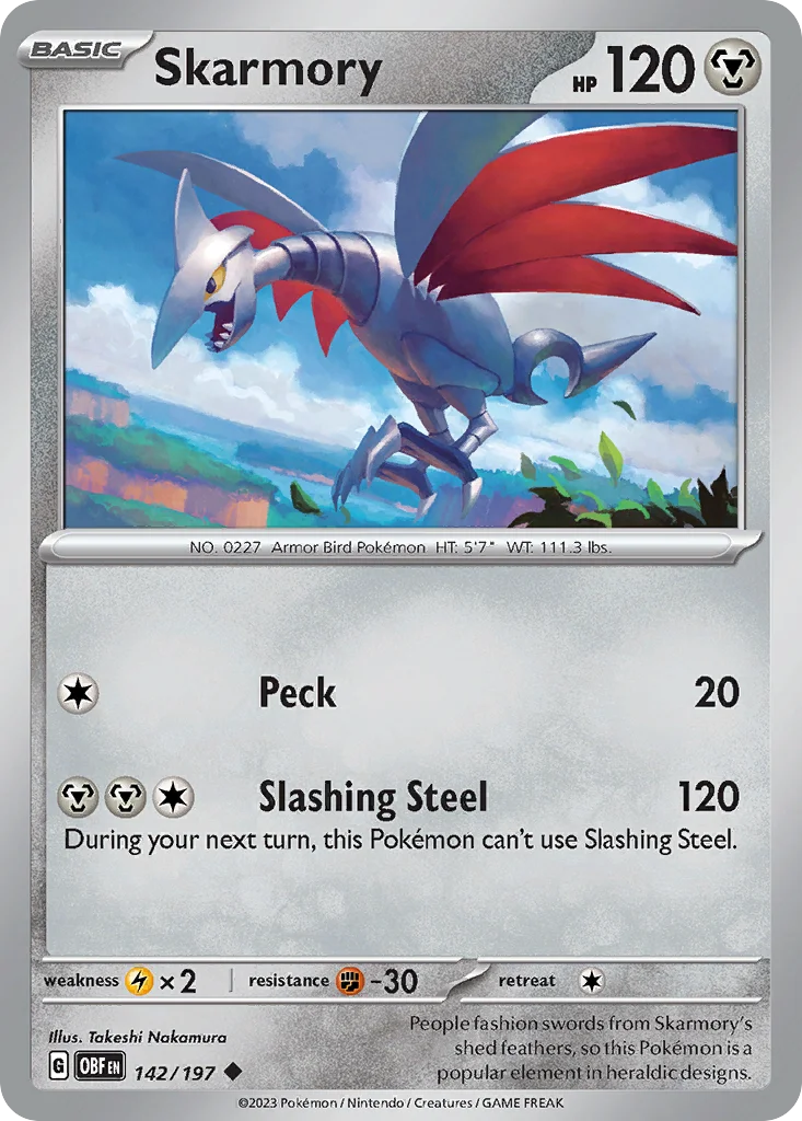 Skarmory Pokemon card