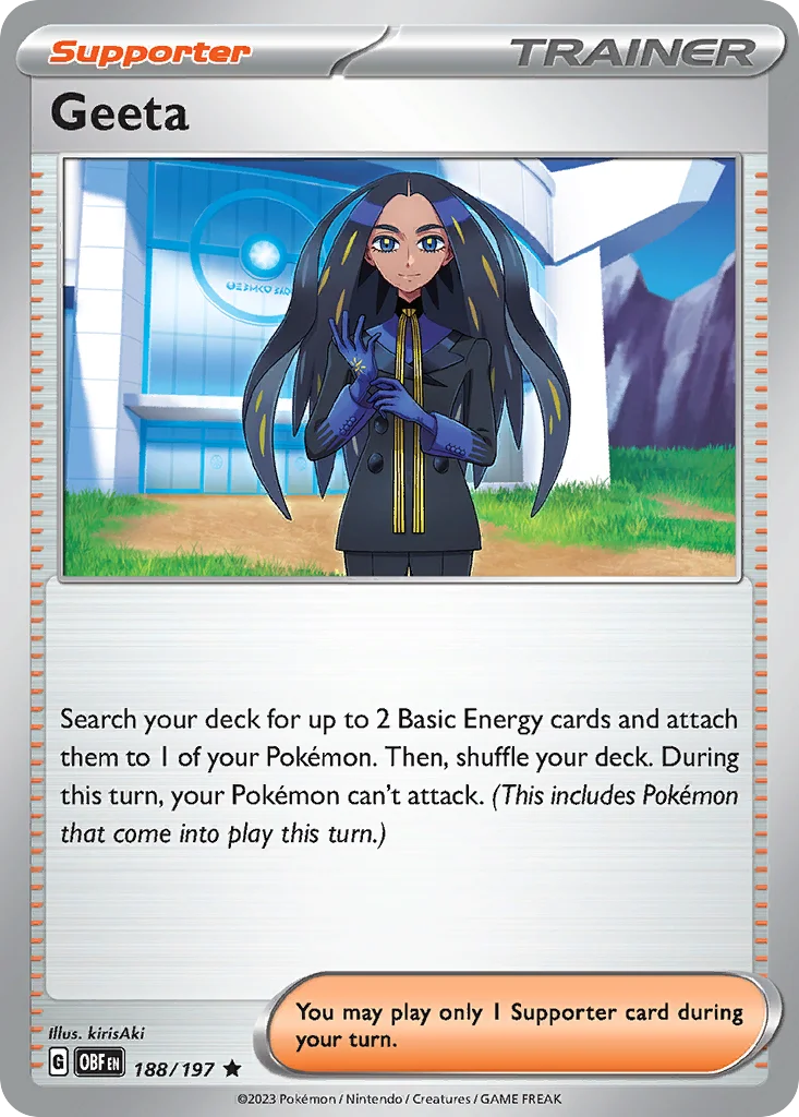 Geeta Pokemon card