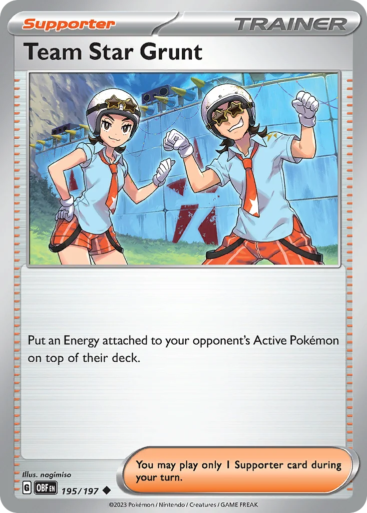 Team Star Grunt Pokemon card