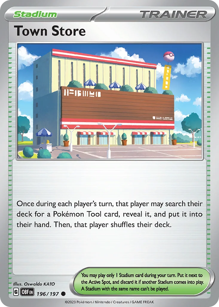 Town Store Pokemon card
