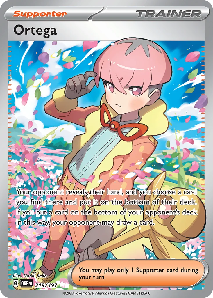 Ortega Pokemon card