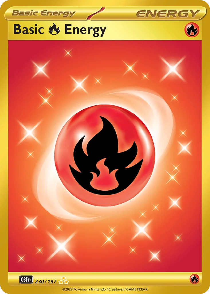 Basic Fire Energy Pokemon card
