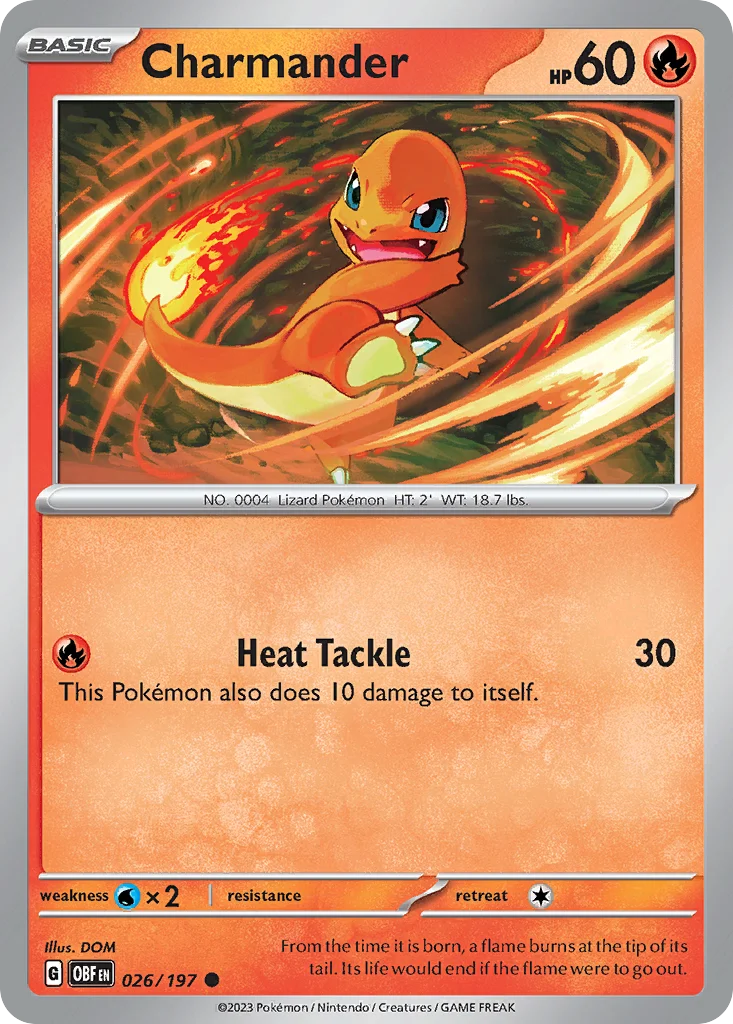 Charmander Pokemon card