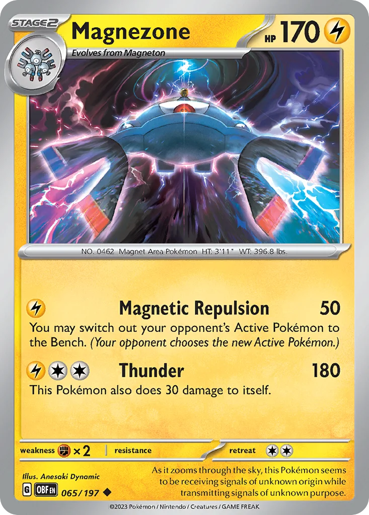 Magnezone Pokemon card