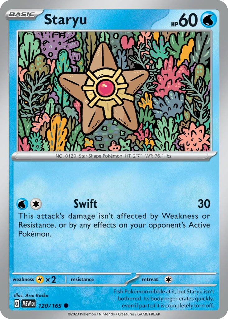 Staryu Pokemon card