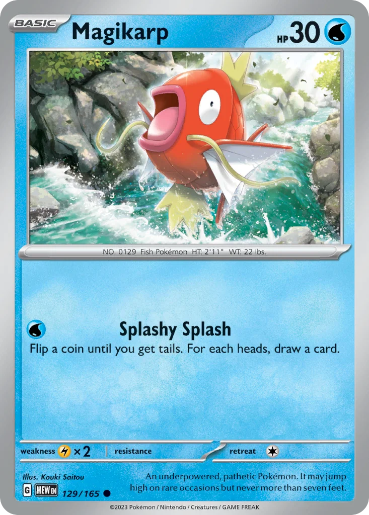 Magikarp Pokemon card