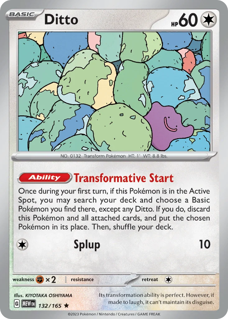 Ditto Pokemon card