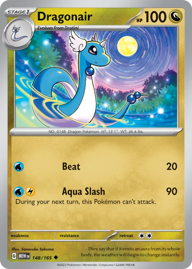Dragonair Pokemon card