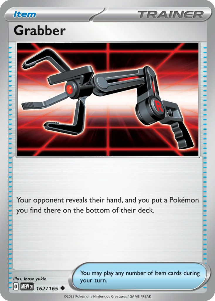 Grabber Pokemon card