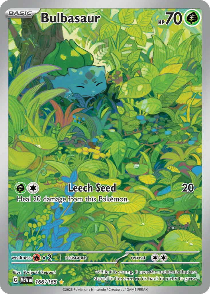 Bulbasaur Pokemon card