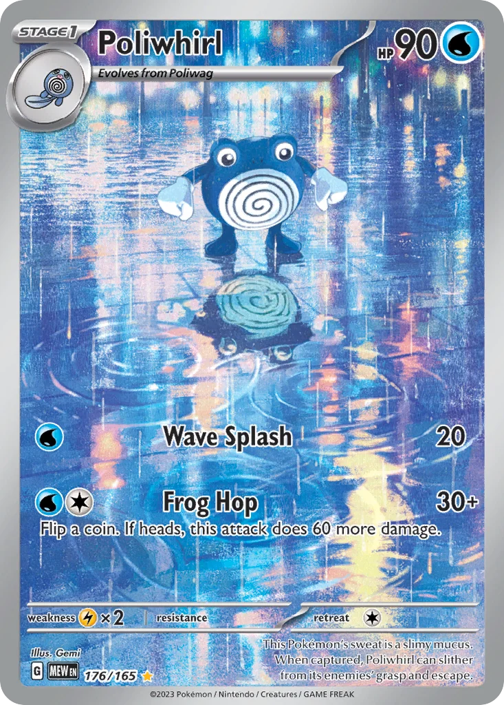 Poliwhirl Pokemon card