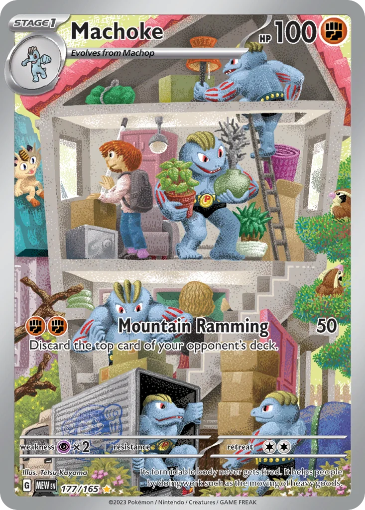 Machoke Pokemon card