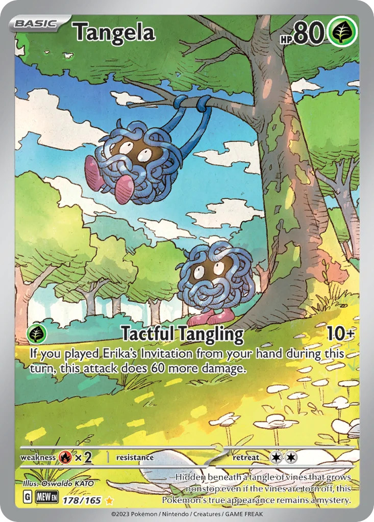 Tangela Pokemon card