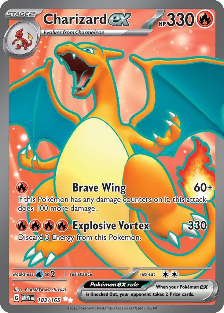 Charizard ex Pokemon card