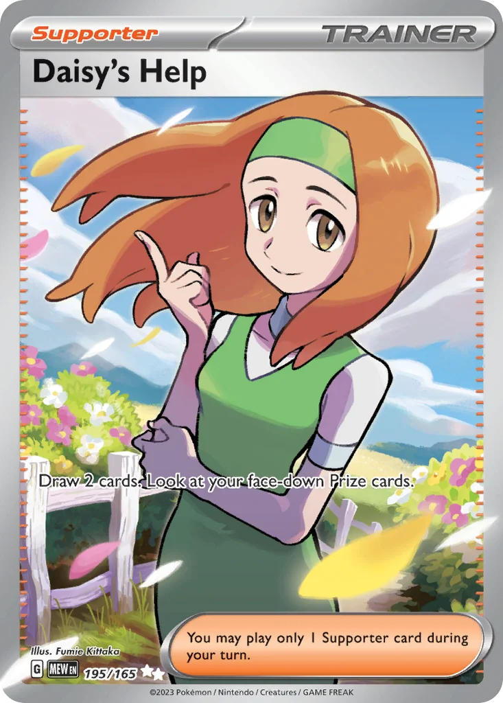 Daisy's Help Pokemon card
