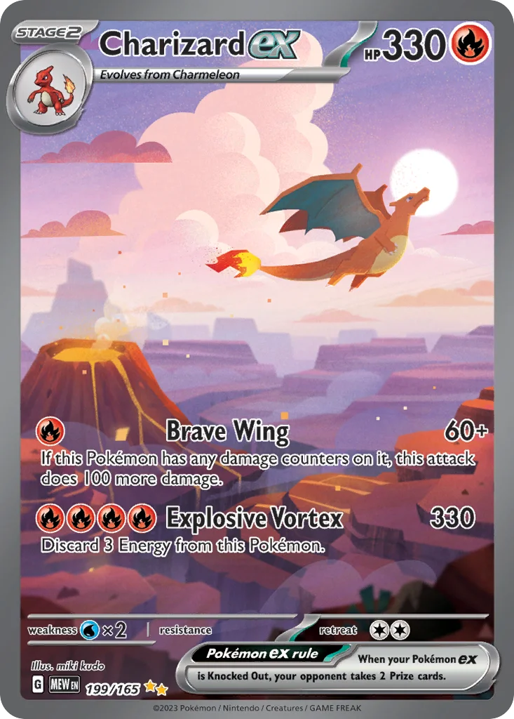 Charizard ex Pokemon card