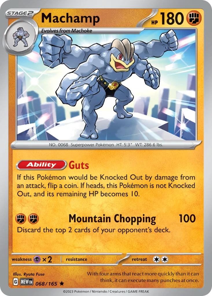 Machamp Pokemon card