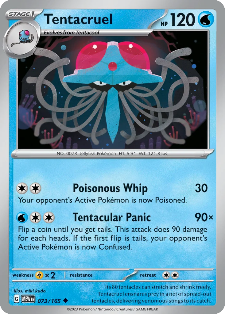 Tentacruel Pokemon card