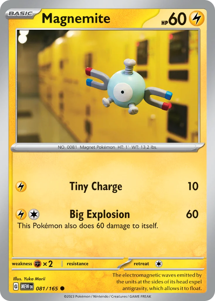 Magnemite Pokemon card
