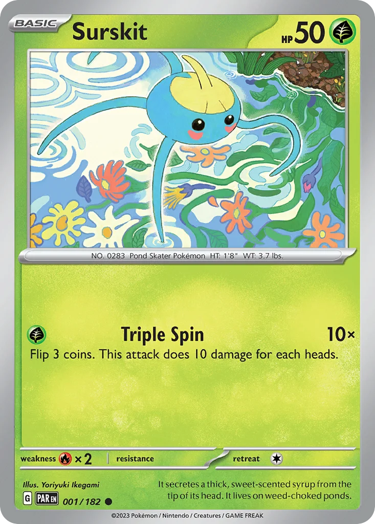 Surskit Pokemon card