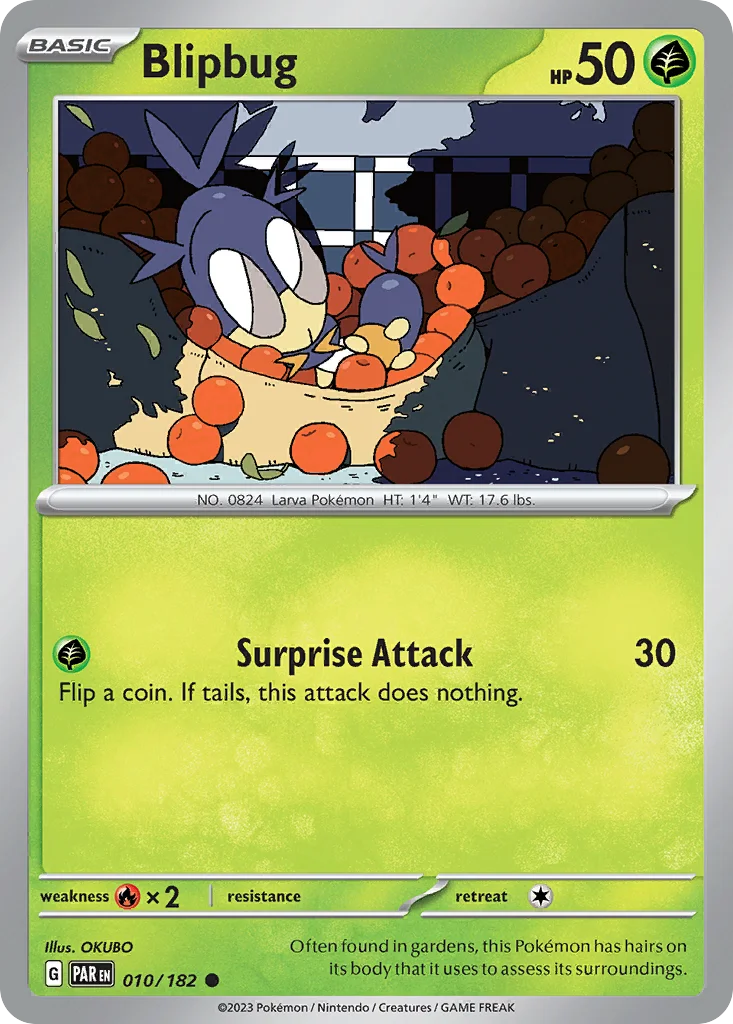 Blipbug Pokemon card