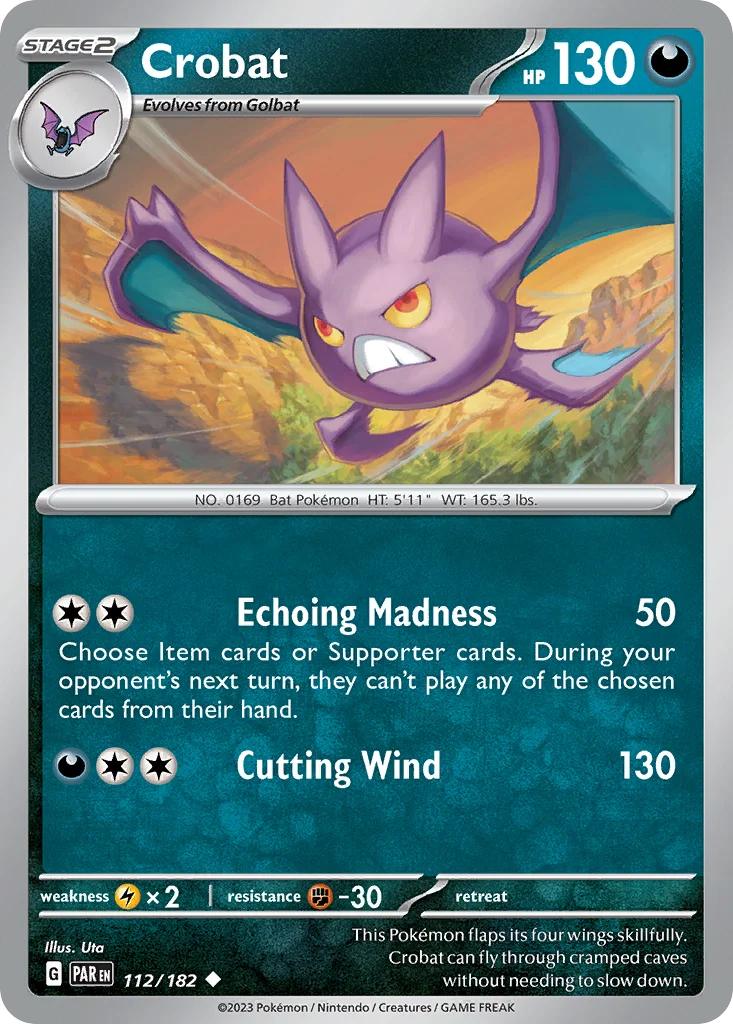 Crobat Pokemon card