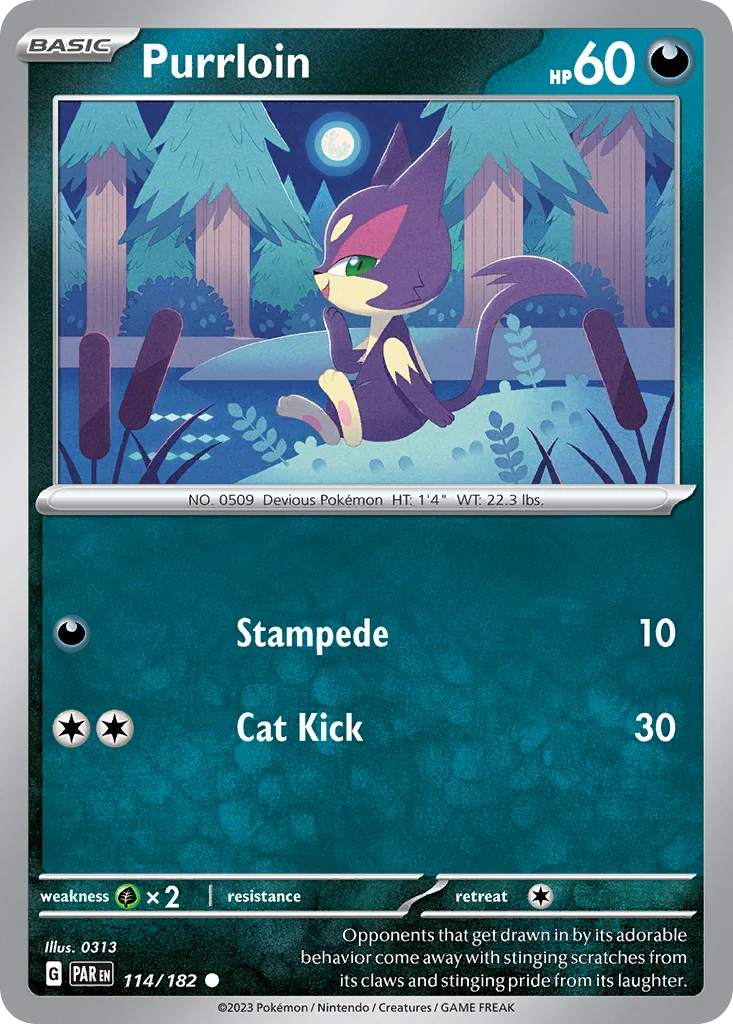 Purrloin Pokemon card