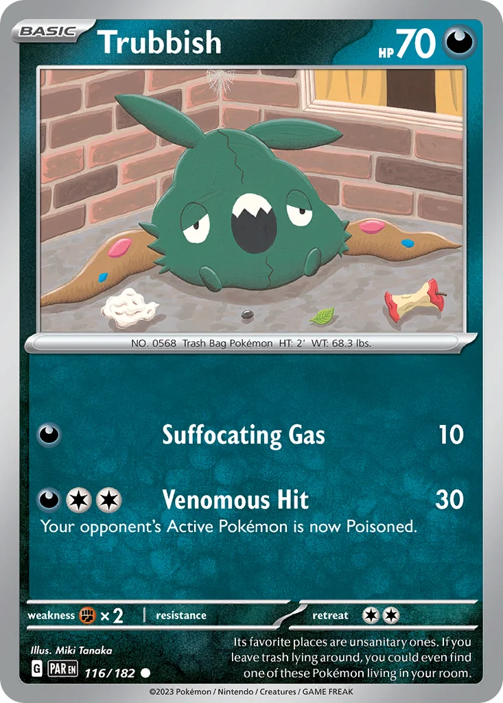 Trubbish Pokemon card