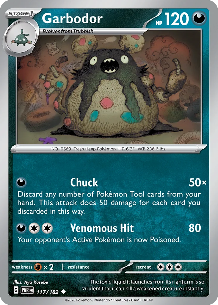 Garbodor Pokemon card