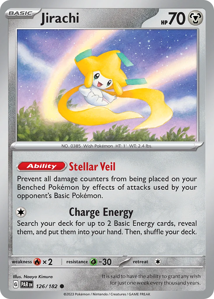 Jirachi Pokemon card