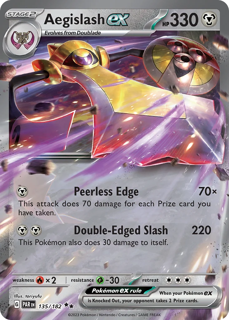 Aegislash ex Pokemon card