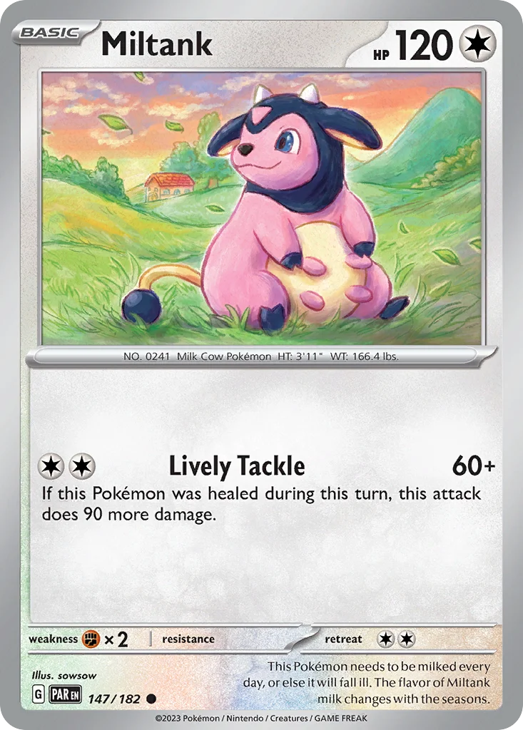Miltank Pokemon card