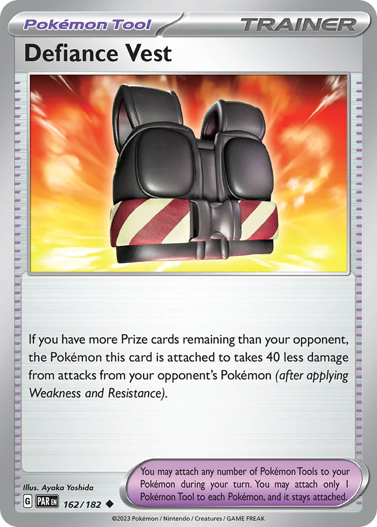 Defiance Vest Pokemon card