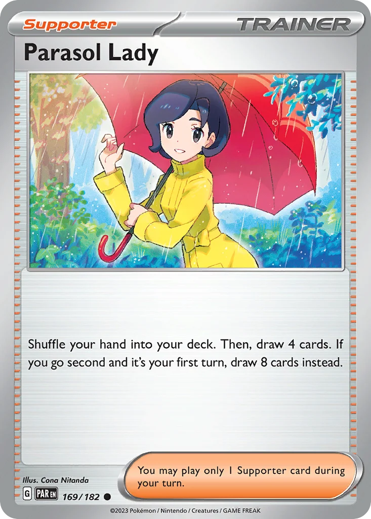 Parasol Lady Pokemon card
