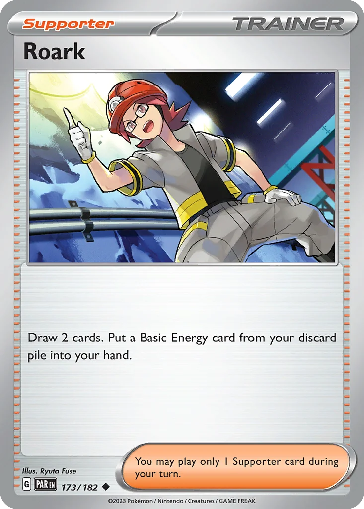 Roark Pokemon card