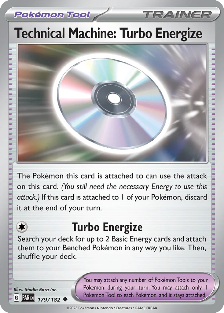Technical Machine: Turbo Energize Pokemon card