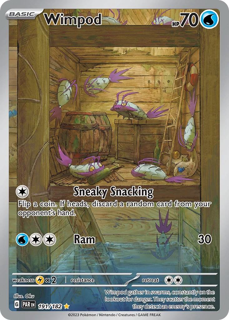 Wimpod Pokemon card