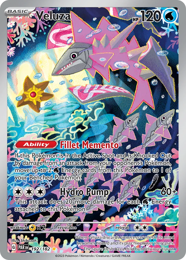 Veluza Pokemon card