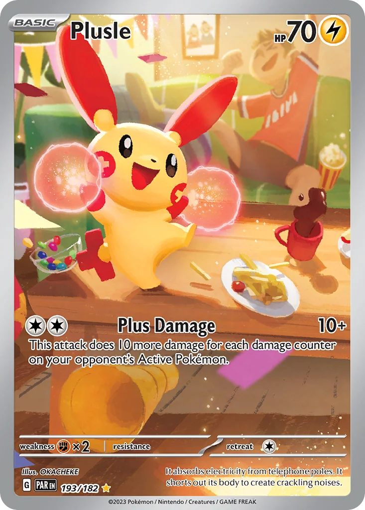 Plusle Pokemon card